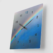 Horloge - Arc-en-ciel dans un ciel orageux (Angle)