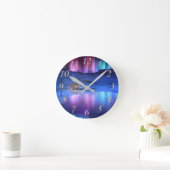 Horloge arc-en-ciel d'hiver (Maison)