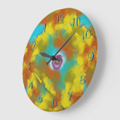 Horloge arrière de fruit pourpre (Angle)