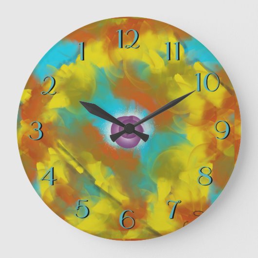 Horloge arrière de fruit pourpre (Recto)