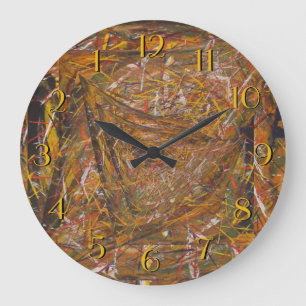 Horloge arrière de rotation