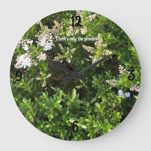 Horloge Arrière - plan florale (Recto)