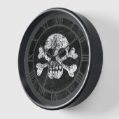 Horloge Arrondie Du Crâne Et Des Traverses (Angle)