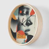 Horloge art abstrait (Angle)