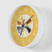 Horloge Art Abstrait Fractal Gradient (Angle)