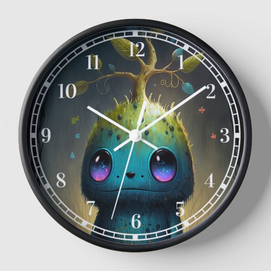 Horloge Art d'Imaginaire Monster Plante (Recto)