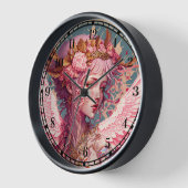 Horloge Art Imaginaire rose Fairy Angel (Angle)