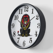 Horloge Art Lion (Angle)