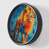 Horloge Art Lion (Angle)