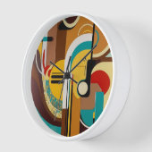 Horloge Art Panda à la mode | Amusement et Whimsical (Angle)