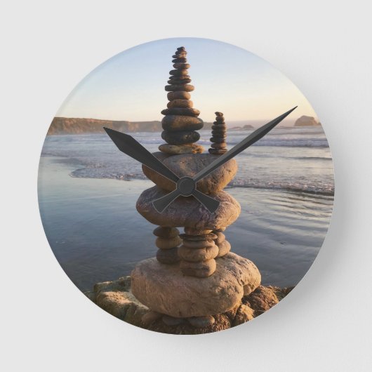 Horloge artistique Big Sur Rock (Recto)