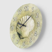 Horloge artistique de la coquille de la mer de Sai (Angle)