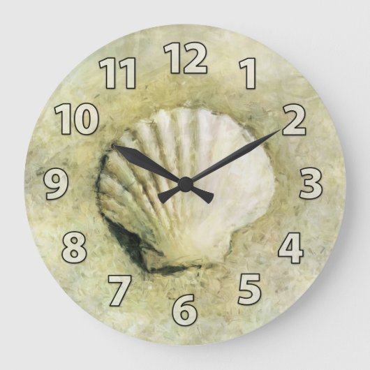 Horloge artistique de la coquille de la mer de Sai (Recto)