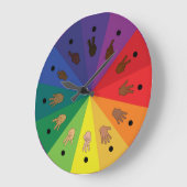 Horloge ASL de la roue couleur (12 segments) (Angle)