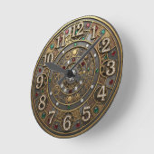 Horloge astrologique, Steampunk, Industriel, Gems (Angle)