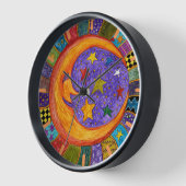 Horloge astronomique Soleil, Lune et Étoiles (Angle)