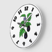 Horloge Aubergine (Angle)