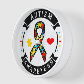 Horloge Autism Acrylic Wall Clock (Angle)
