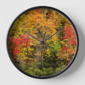 Horloge Automne à Sims Pond North Carolina, Blue Ridge (Recto)