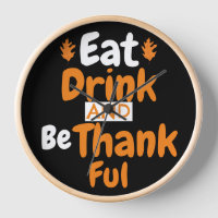 Automne Thanksgiving Mangez, buvez et soyez reconn