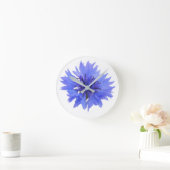 horloge avec design cornflower bleu (Maison)