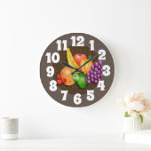 Horloge avec fruit (Maison)