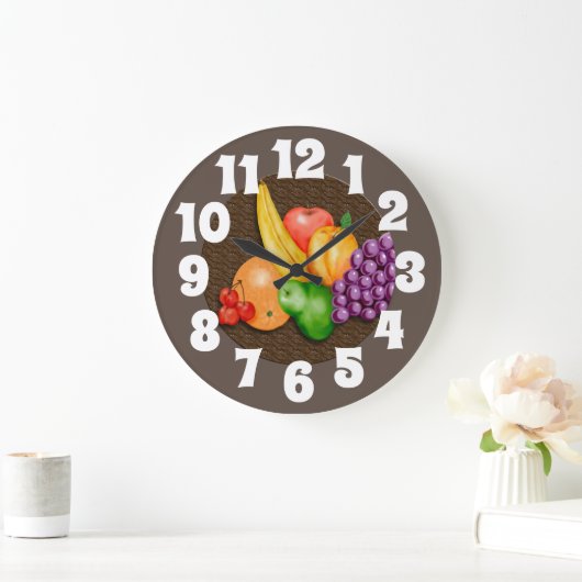 Horloge avec fruit (Maison)