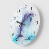 Horloge avec un beau dauphin (Angle)