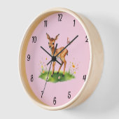 Horloge Baby deer nursery (Angle)