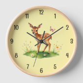 Horloge Baby deer nursery (Recto)