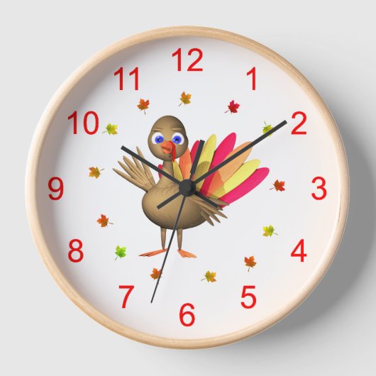 Horloge Baby Thanksgiving Turquie (Recto)