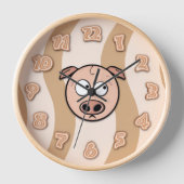 Horloge Bacon Time Wall Clock (Recto)