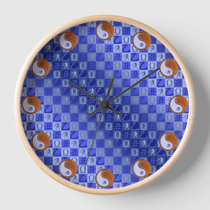 Horloge Balance & Bœuf de Bois