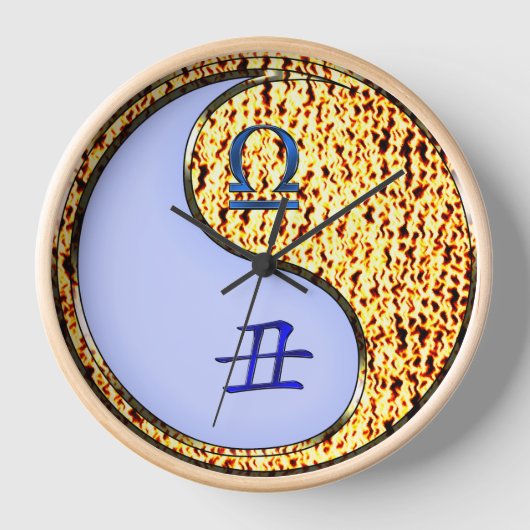 Horloge Balance & Bœuf de Feu (Recto)