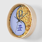 Horloge Balance & Bœuf de Feu (Angle)