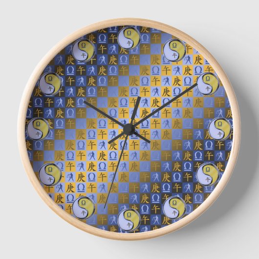 Horloge Balance & Cheval de Métal (Recto)