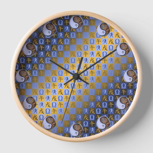 Horloge Balance & Cheval de Terre (Recto)