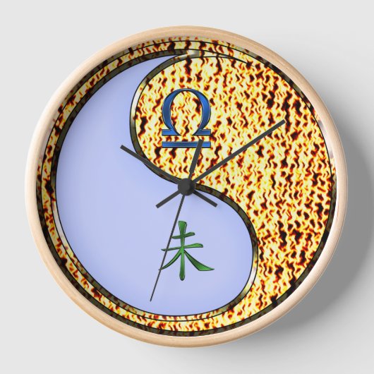 Horloge Balance & Chèvre de Feu (Recto)