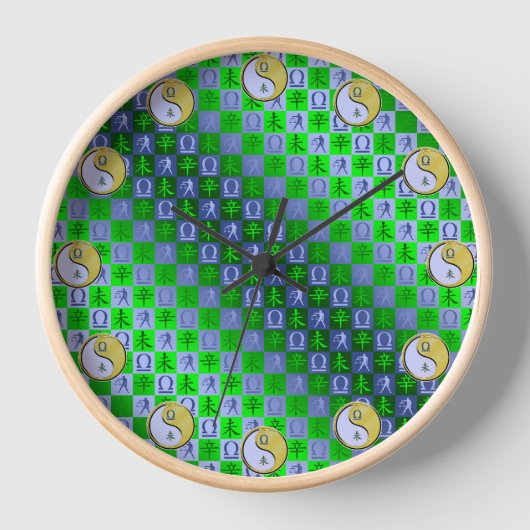 Horloge Balance & Chèvre Métal (Recto)