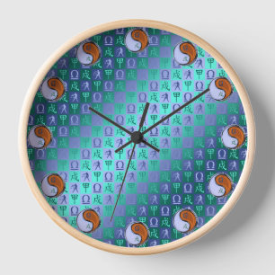 Horloge Balance & Chien de Bois