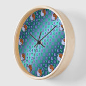 Horloge Balance & Chien de Bois (Angle)