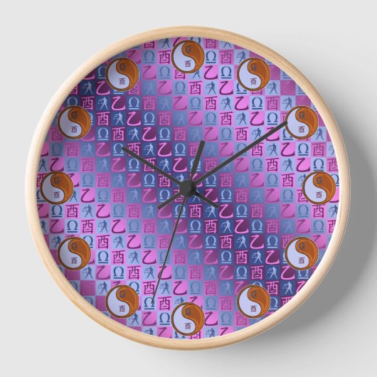 Horloge Balance & Coq de Bois (Recto)
