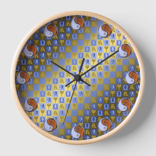 Horloge Balance & Dragon de Bois (Recto)