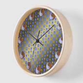 Horloge Balance & Dragon de Bois (Angle)