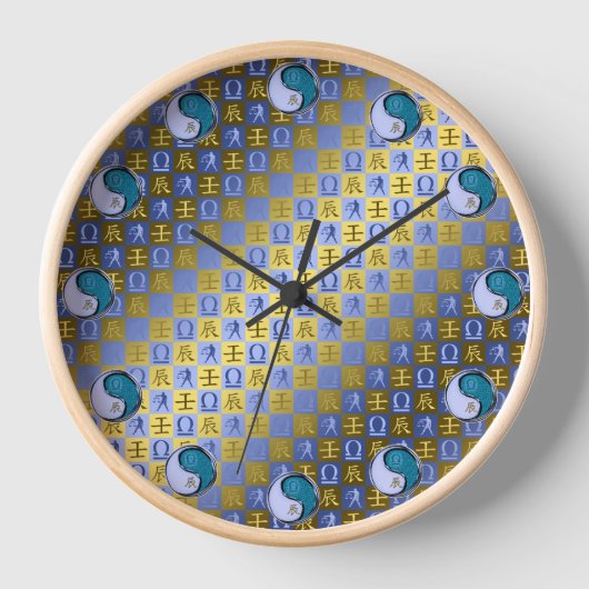 Horloge Balance & Dragon d'Eau (Recto)
