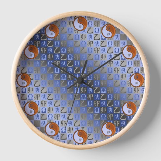 Horloge Balance & Lapin de Bois (Recto)