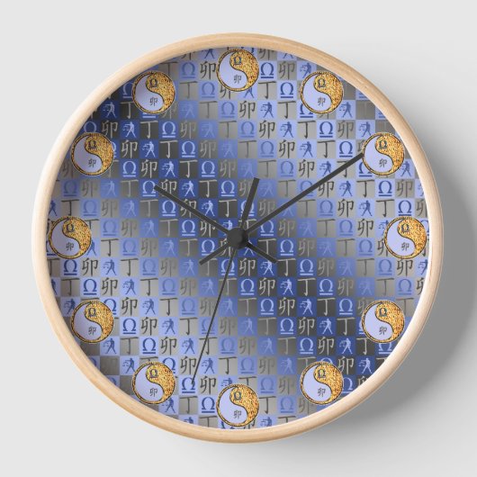 Horloge Balance & Lapin de Feu (Recto)