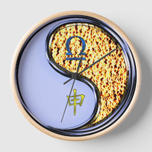 Horloge Balance & Singe de Feu