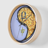 Horloge Balance & Singe de Feu (Angle)