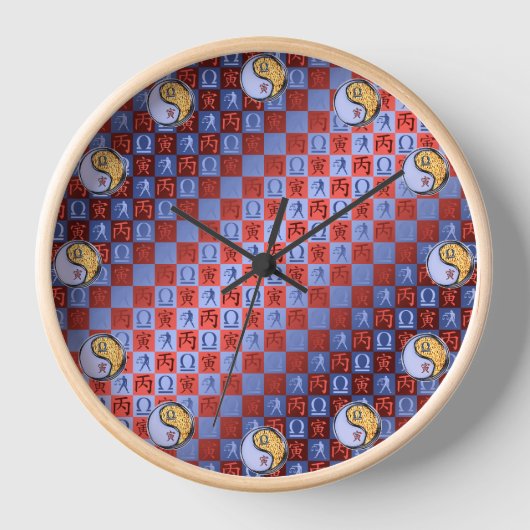 Horloge Balance & Tigre de Feu (Recto)